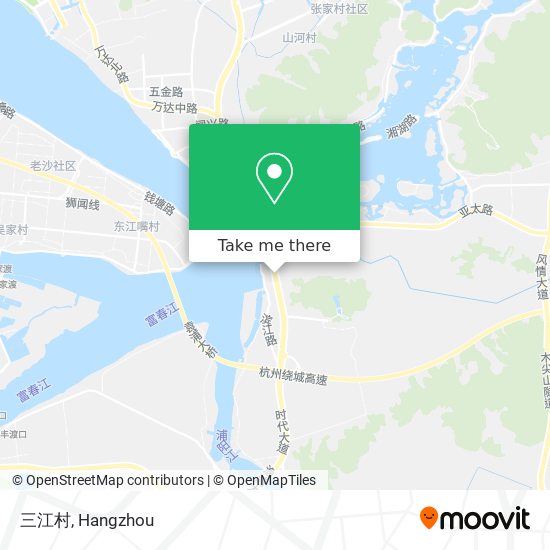 三江村 map