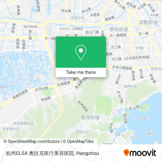 杭州ELSA 奥拉克医疗美容医院 map