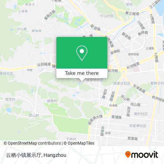 云栖小镇展示厅 map
