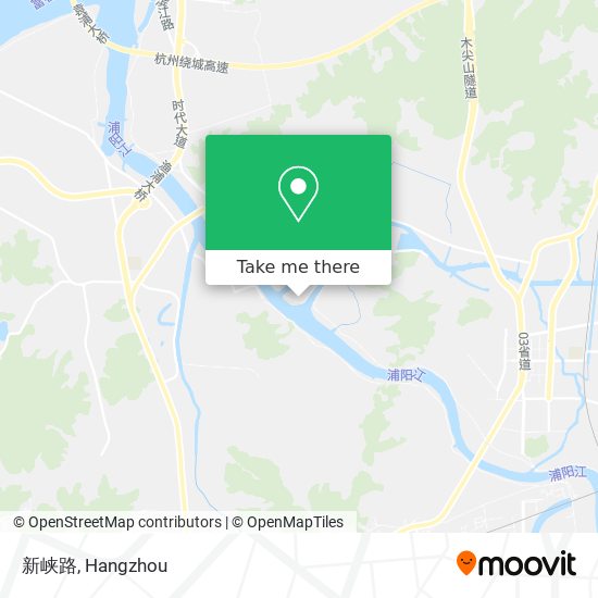 新峡路 map