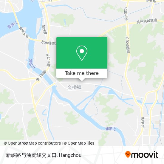 新峡路与油虎线交叉口 map