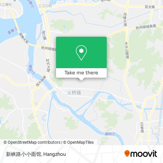 新峡路小小面馆 map