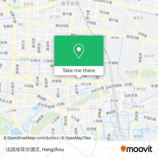 法国埃菲尔酒庄 map