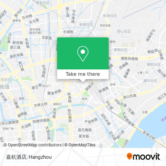 嘉杭酒店 map