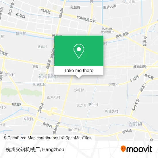 杭州火钢机械厂 map