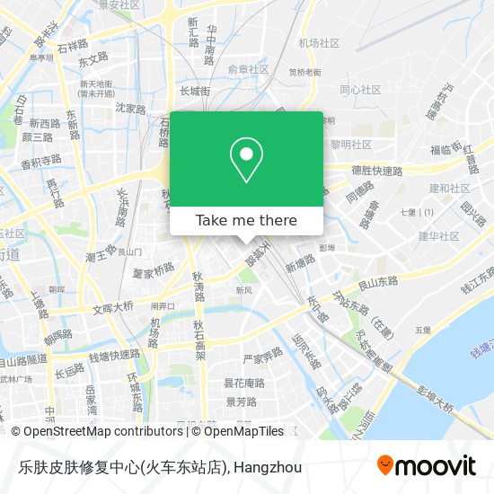 乐肤皮肤修复中心(火车东站店) map