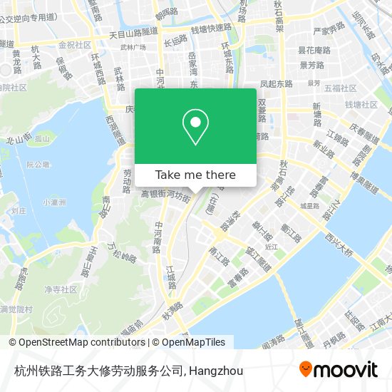 杭州铁路工务大修劳动服务公司 map