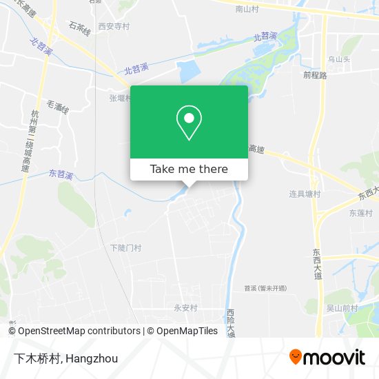 下木桥村 map