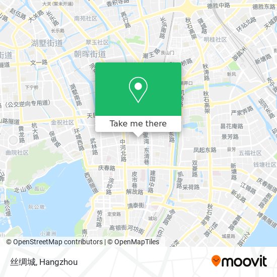 丝绸城 map