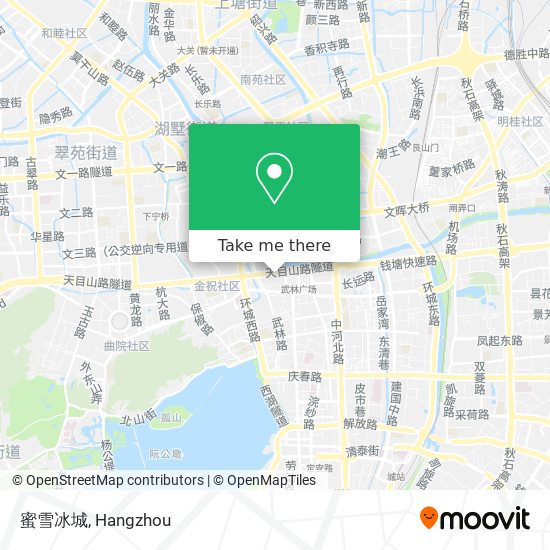 蜜雪冰城 map