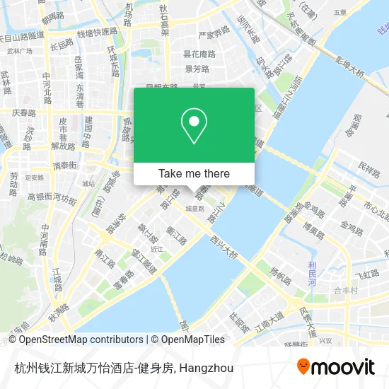 杭州钱江新城万怡酒店-健身房 map