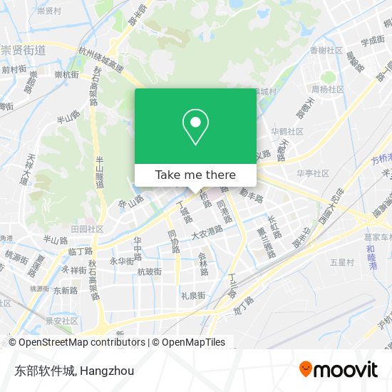 东部软件城 map