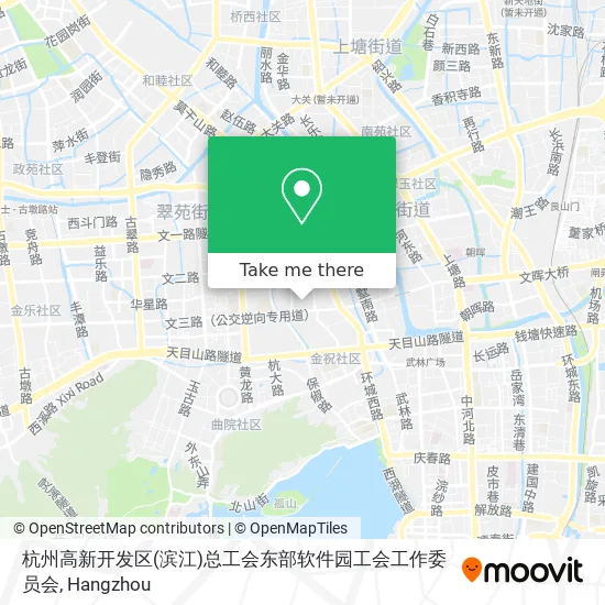 杭州高新开发区(滨江)总工会东部软件园工会工作委员会 map