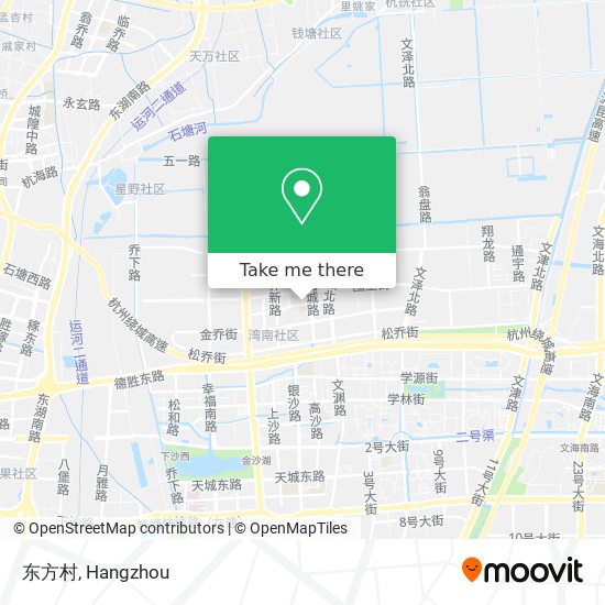东方村 map
