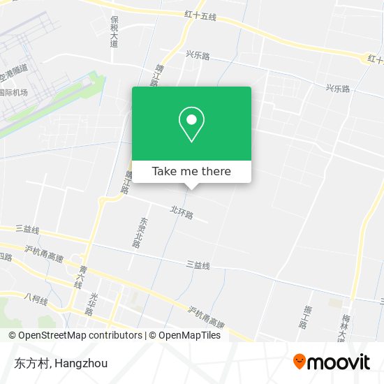 东方村 map