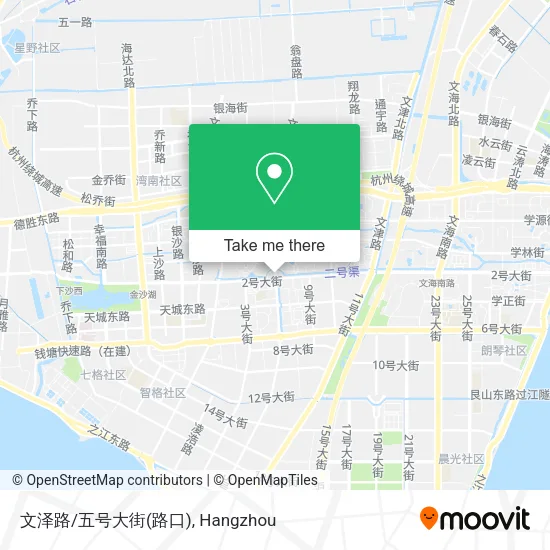 文泽路/五号大街(路口) map