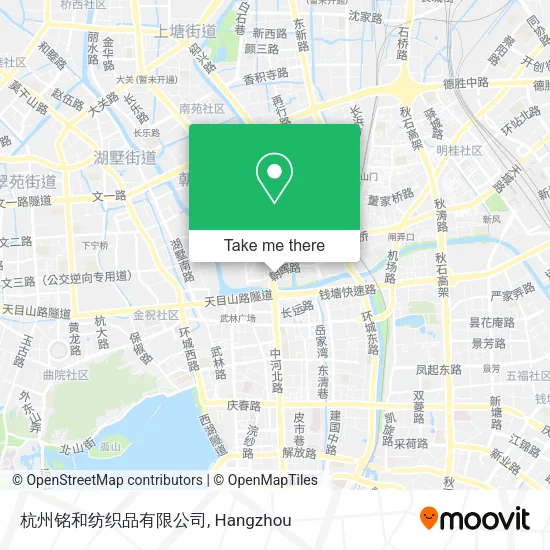 杭州铭和纺织品有限公司 map