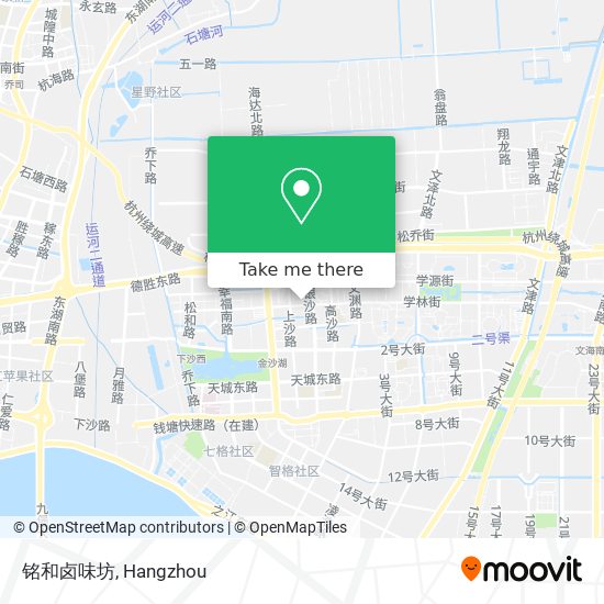 铭和卤味坊 map