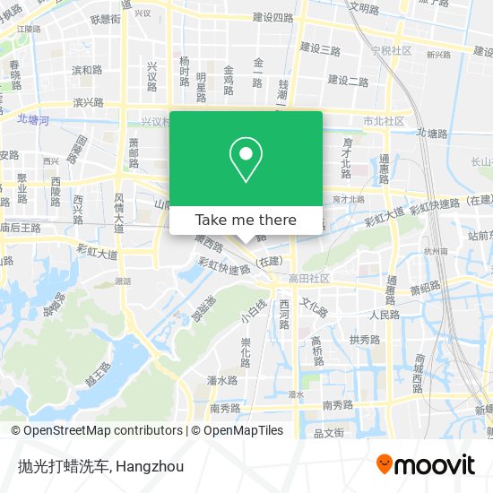 抛光打蜡洗车 map