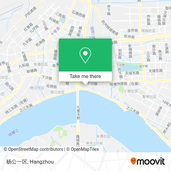 杨公一区 map