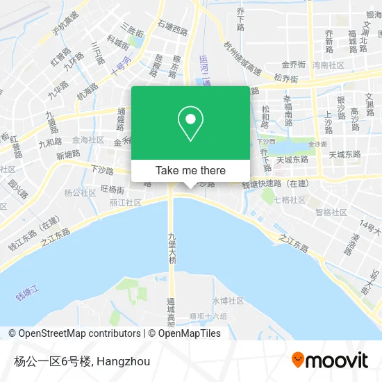 杨公一区6号楼 map