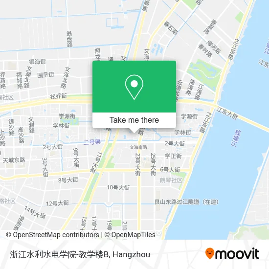浙江水利水电学院-教学楼B map