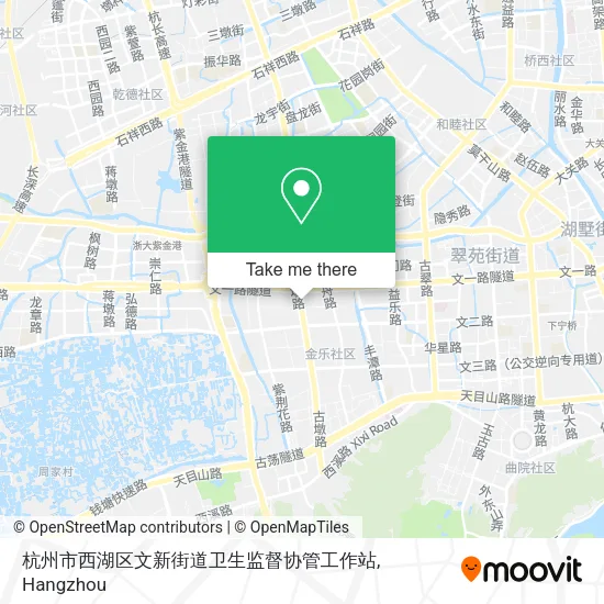 杭州市西湖区文新街道卫生监督协管工作站 map
