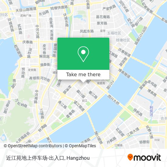 近江苑地上停车场-出入口 map