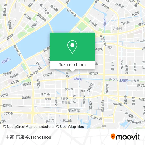 中赢·康康谷 map