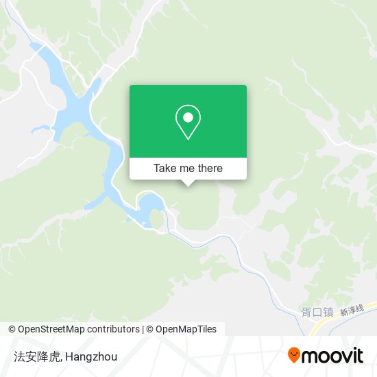 法安降虎 map