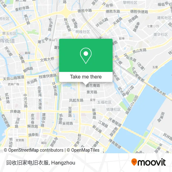 回收旧家电旧衣服 map