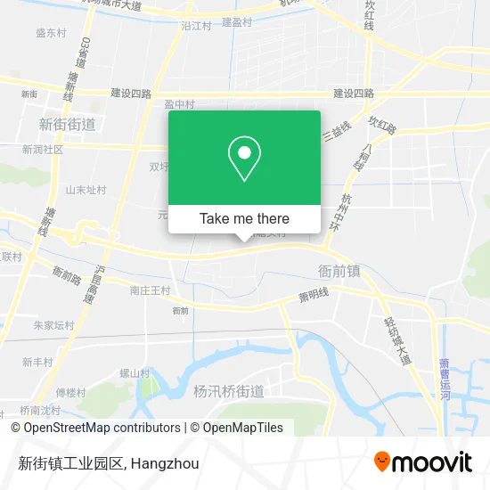 新街镇工业园区 map