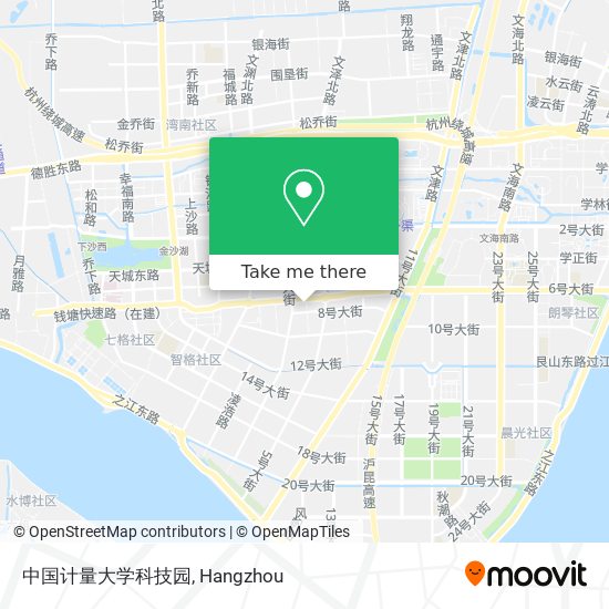 中国计量大学科技园 map