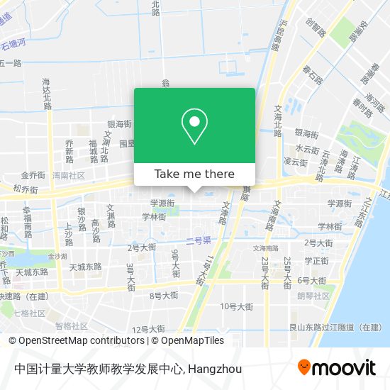 中国计量大学教师教学发展中心 map