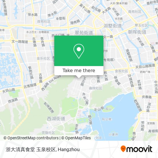 浙大清真食堂 玉泉校区 map