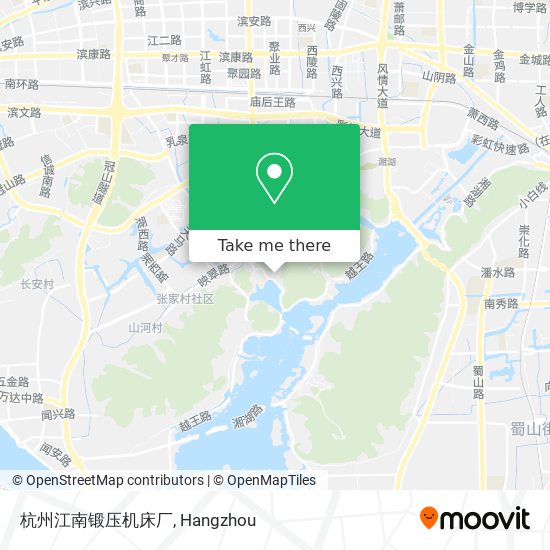 杭州江南锻压机床厂 map