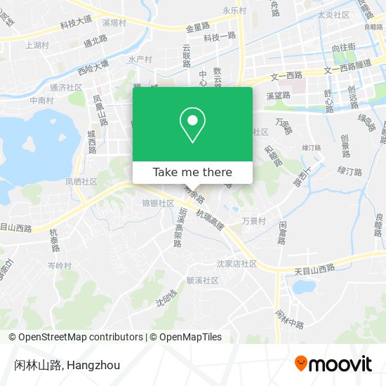 闲林山路 map