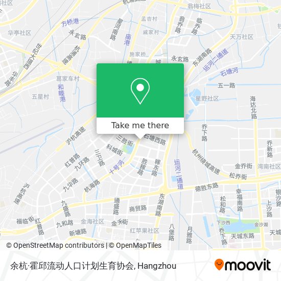 余杭·霍邱流动人口计划生育协会 map