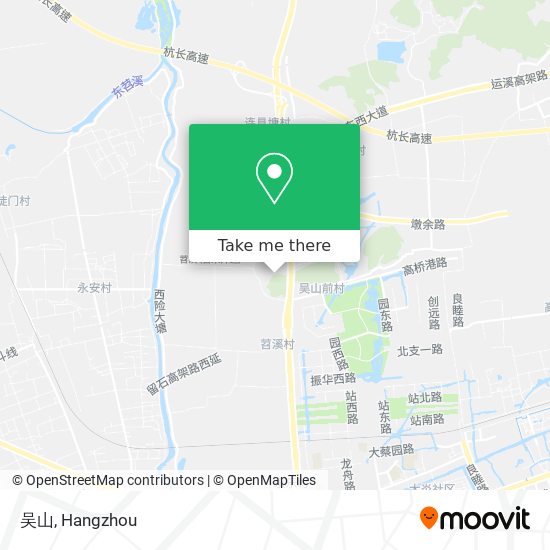 吴山 map