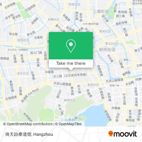 倚天跆拳道馆 map