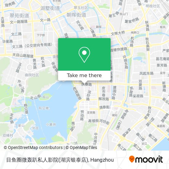 目鱼圈微轰趴私人影院(湖滨银泰店) map