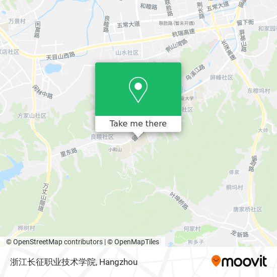 浙江长征职业技术学院 map