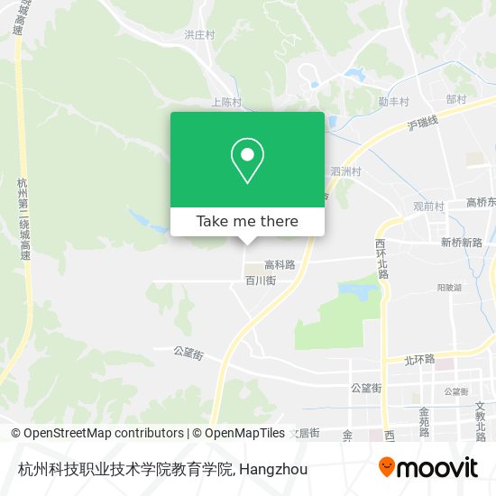 杭州科技职业技术学院教育学院 map