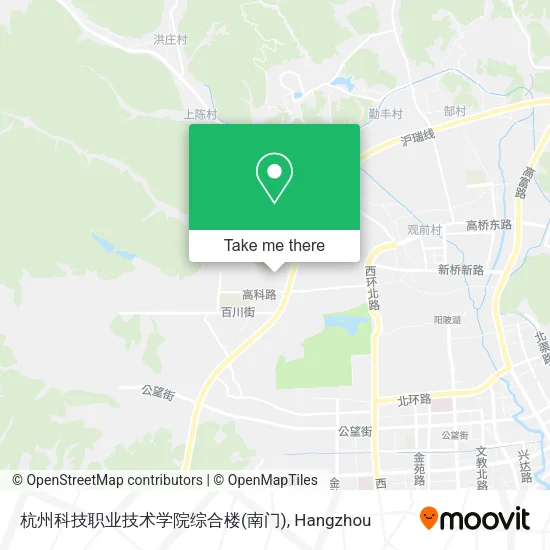 杭州科技职业技术学院综合楼(南门) map