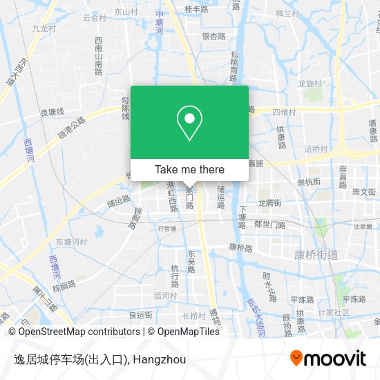 逸居城停车场(出入口) map