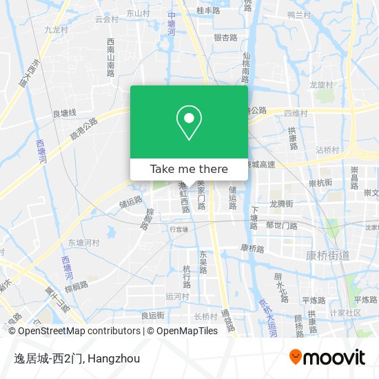 逸居城-西2门 map