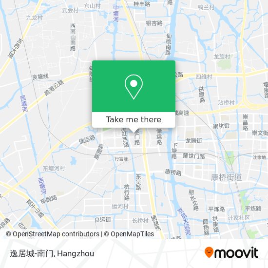 逸居城-南门 map