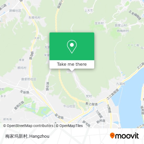 梅家坞新村 map