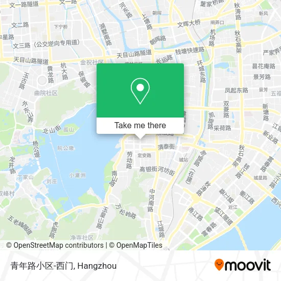 青年路小区-西门 map