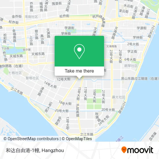 和达自由港-1幢 map